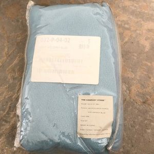 The company store, blue pillowcases